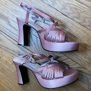 Mudd Vintage Y2K Pink Rita Sandals Sz. 6